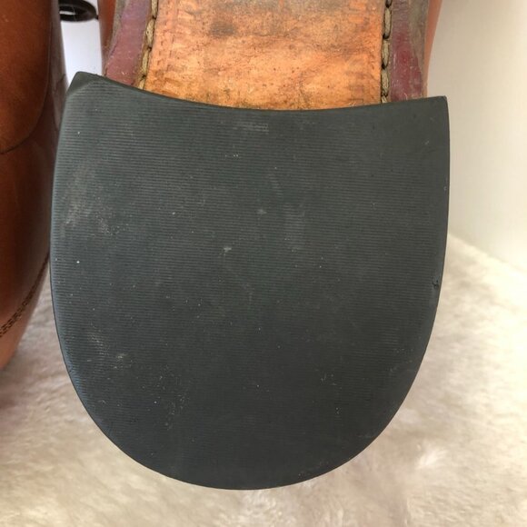 Johnston & Murphy Leather Lace Up Dress Shoes Rust Color Size 8.5 - Picture 10 of 16